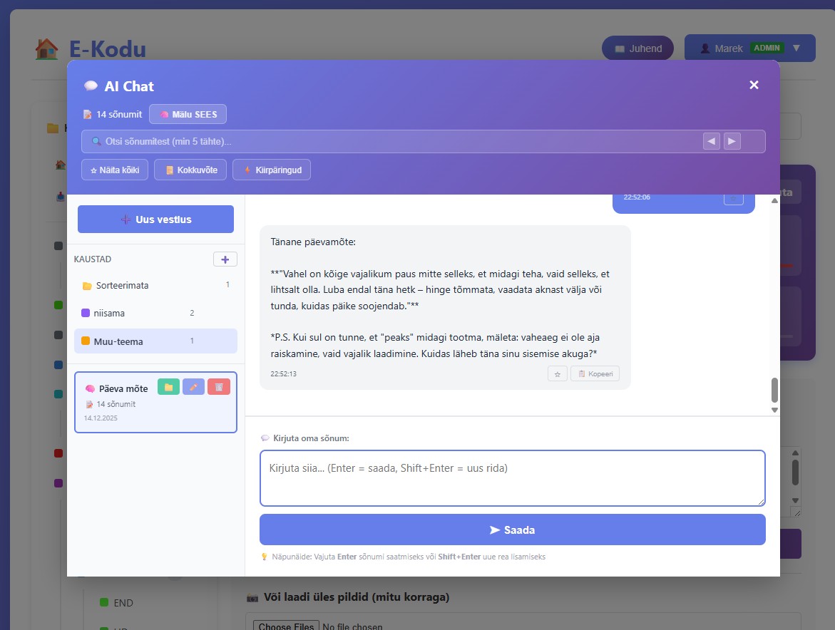 E-Kodu AI assistant – ask your own data